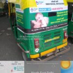 AUTO REXINE HOOD BRANDING FOR RIDGE IVF center in delhi BY SB ADVERTISING MEDIA