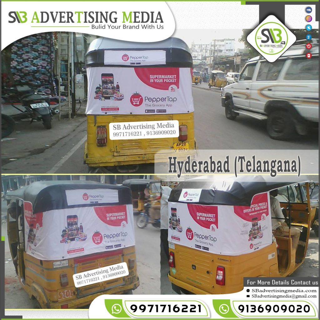 Auto Rickshaw Advertising Services Hyderabad Telangana