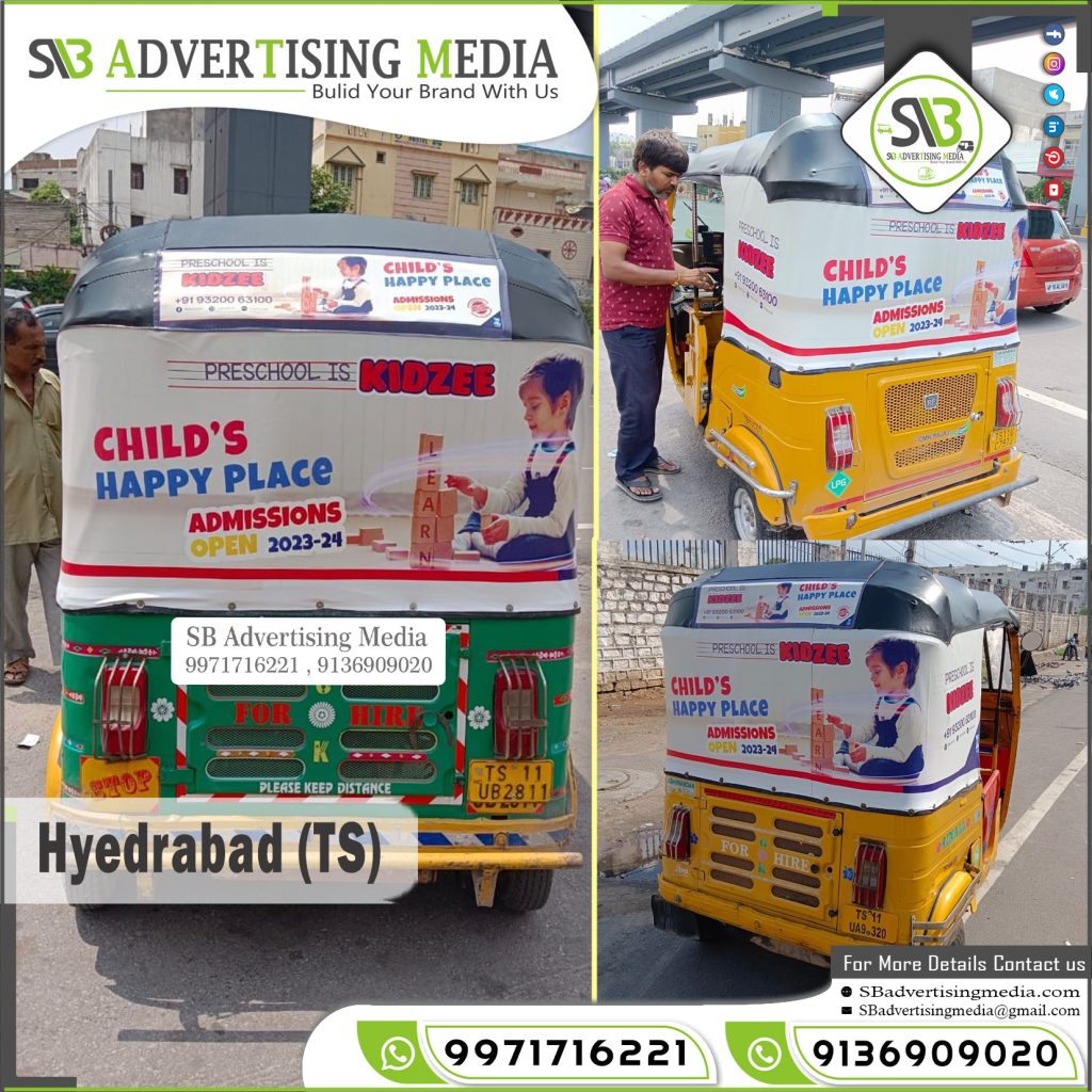Auto Rickshaw Advertising Services Hyderabad Telangana