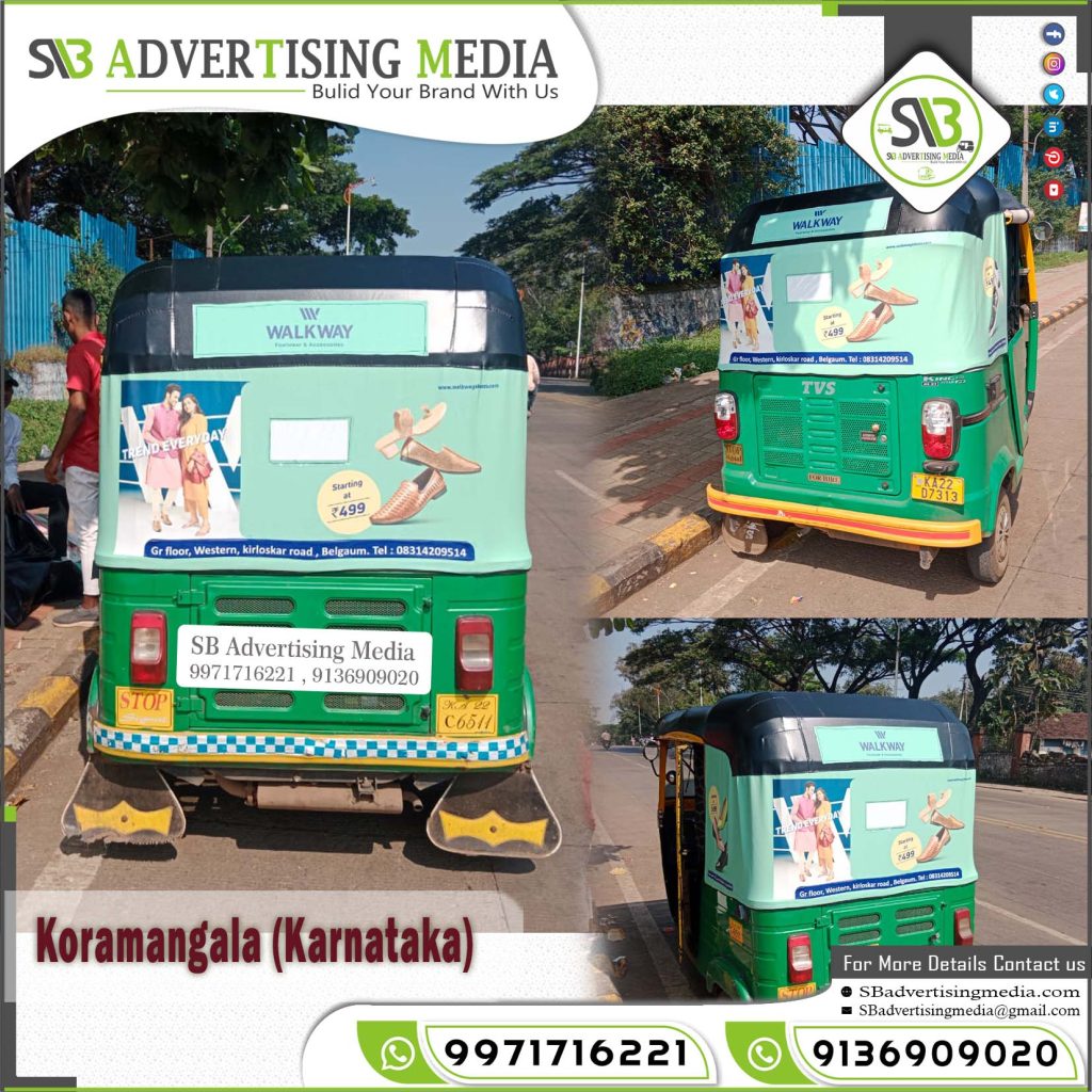 Auto Rickshaw Advertising Services Kormangala Karnataka