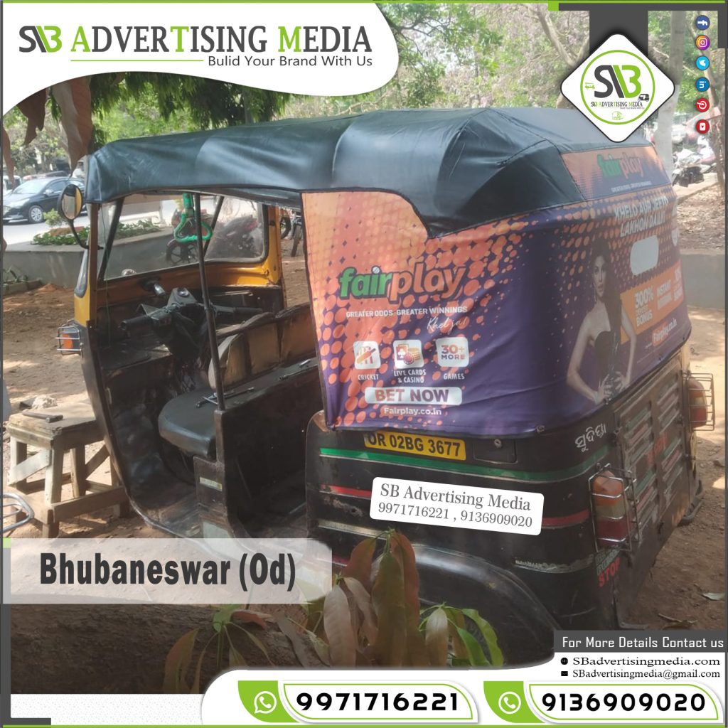 Auto Rickshaw Advertising in Bhubaneswar Odisha