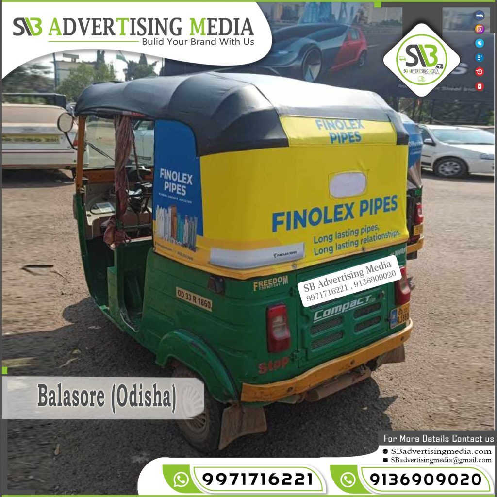 Auto hood branding finolex pump pipe bhubaneswar odisha