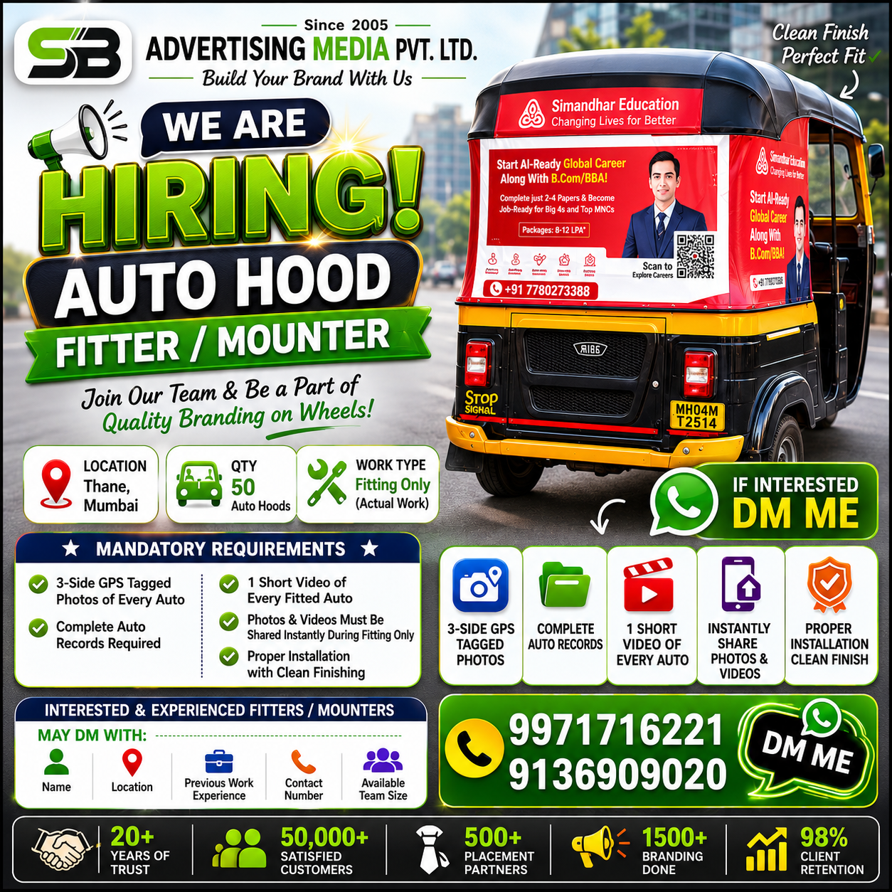 Requirement-for-Auto-Hood-Fitter Mounter-thane-mumbai