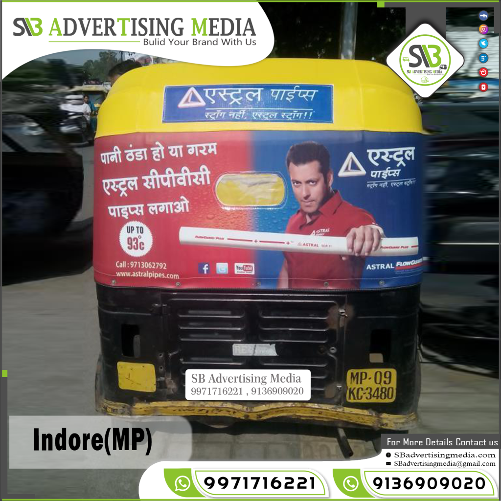 auto advertising agency astral pump pipe Indore madhya pradesh