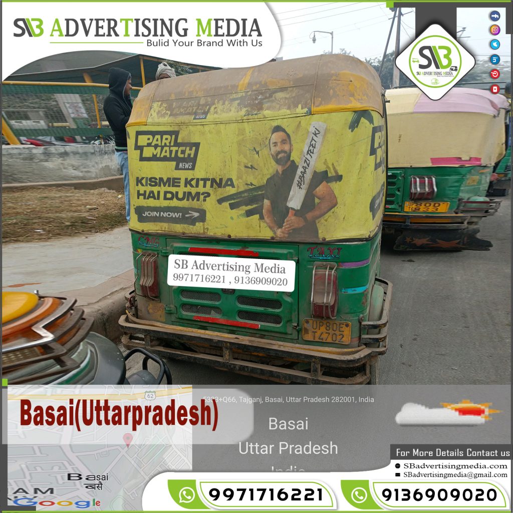 auto rickshaw advertising in agra uttar pradesh pari match betting game app