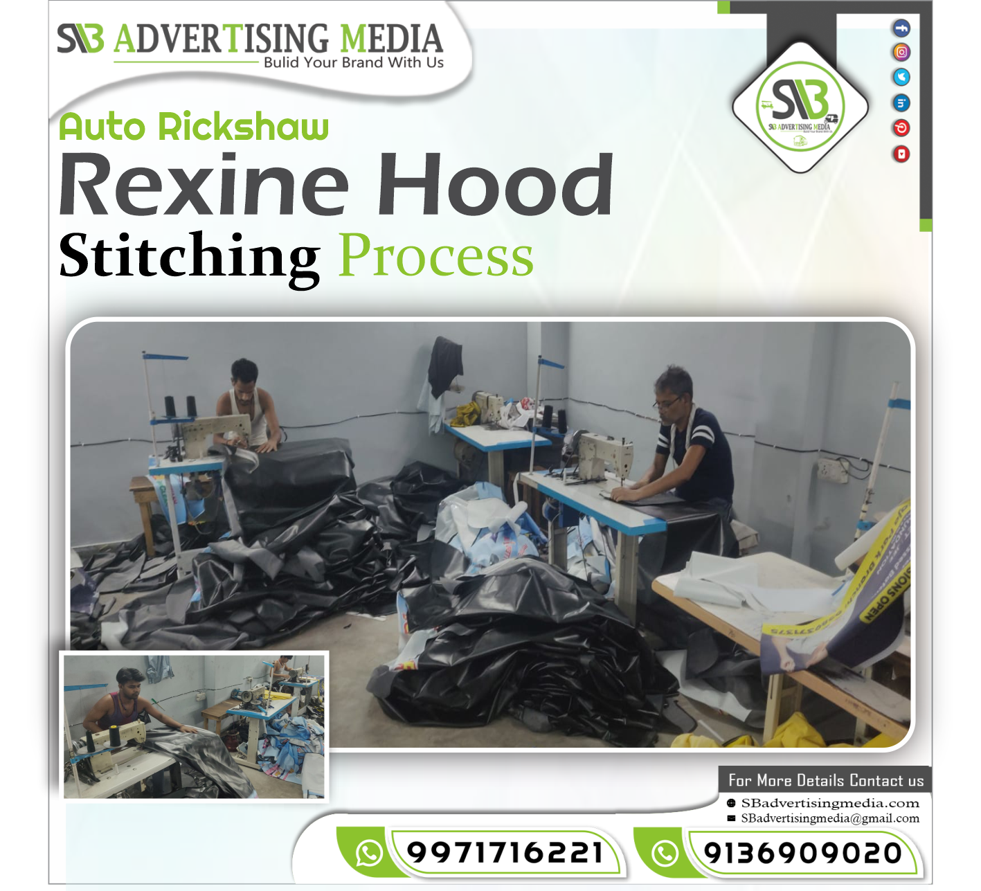 Auto Rickshaw Hood ManufacturersAuto Rickshaw Hood printing