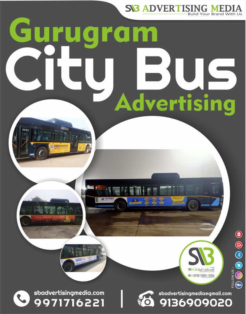 Gmcbl City Bus Advertising Service  in Gurugram Haryana