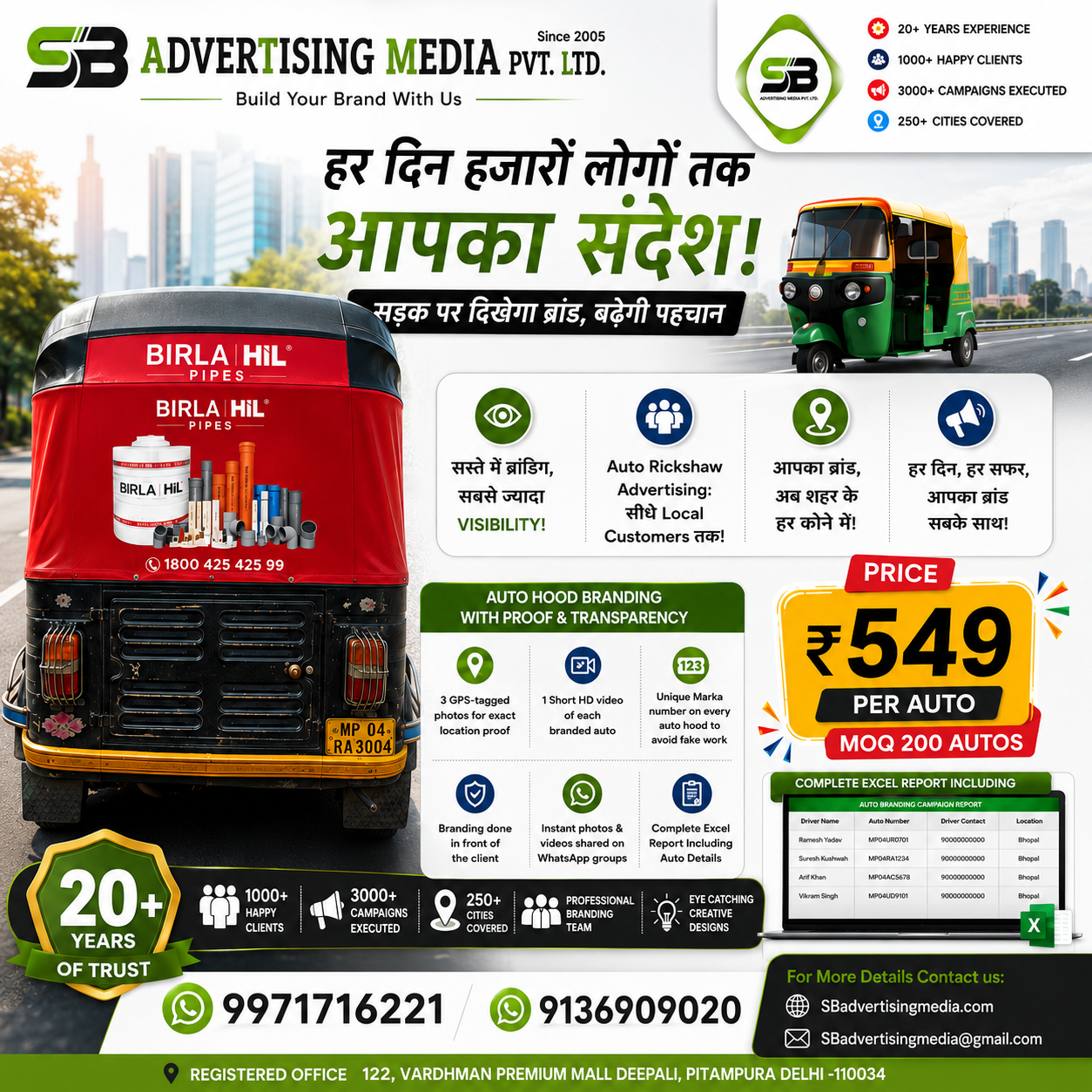 har-din-hazaron-logon-tak-aapka-sandesh-sadak-par-dikhega-brand-banega-pehchan-auto-rickshaw-advertising-bhopal-mp