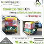 Auto rickshaw advertising services in Himatnagar (GJ)